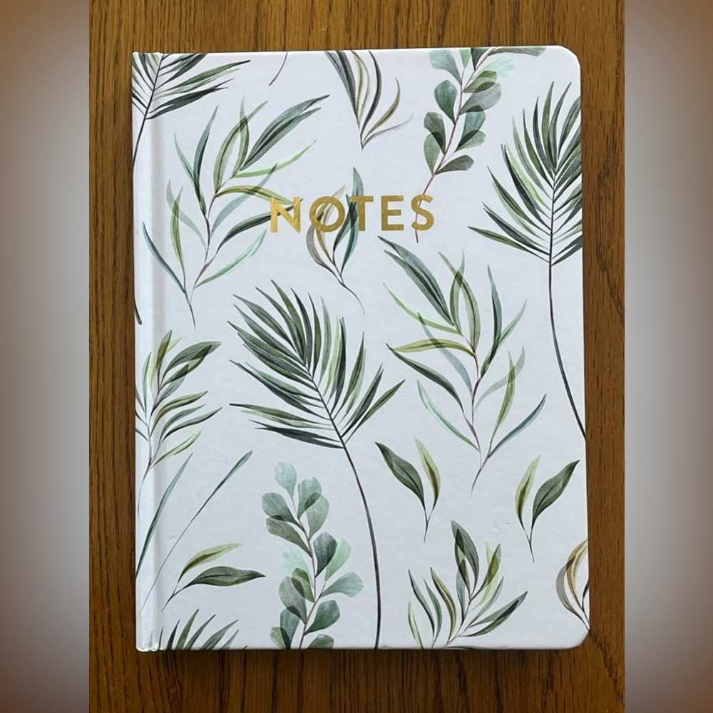James Burke collection hardcover lined notebook/journal. New.